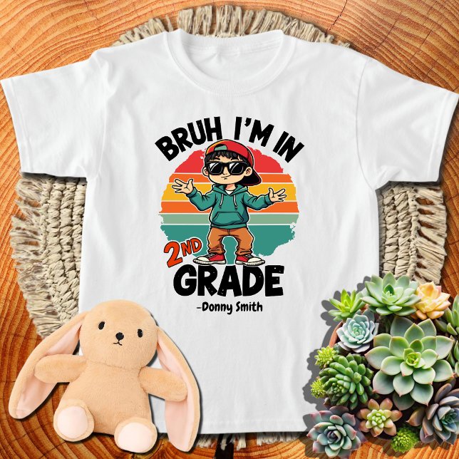 bruh, jag är i andra klass 2 t shirt (Skapare uppladdad)
