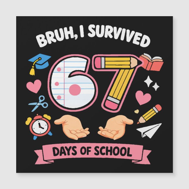 Bruh jag överlevde 67 dagar i skolan (Framsida)