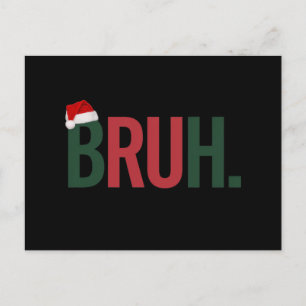 Bruh-julklappar till honom hennes Mamma Pappa Bro Vykort
