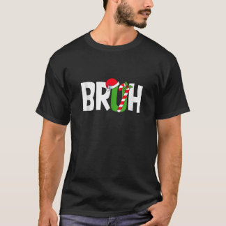 Bruh julmeme sockerrörs roliga pyjamas för K T Shirt