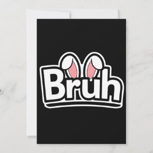 Bruh Kan Öron Sött Meme Grafik Julkort
