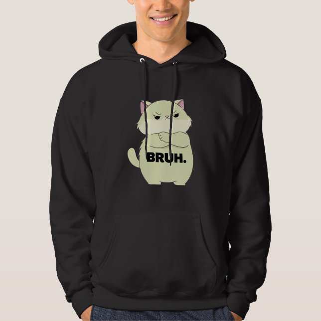 Bruh Kitty Hoodie (Framsida)
