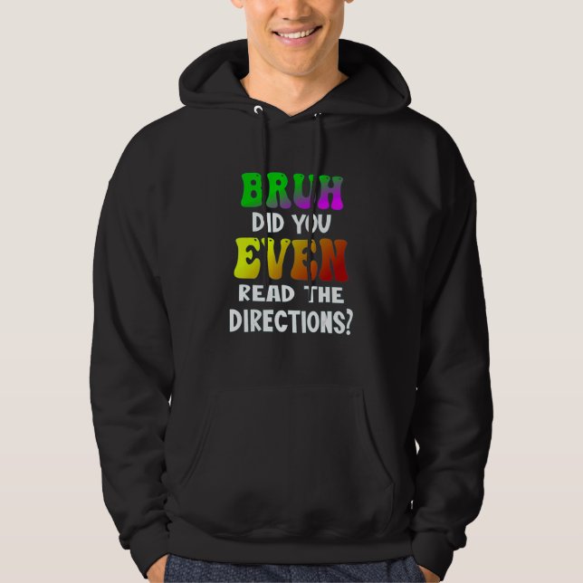 Bruh läste du till och med regissören Stud Hoodie (Framsida)