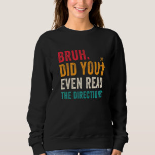 Bruh läste du till och med regissörer, underbara t shirt