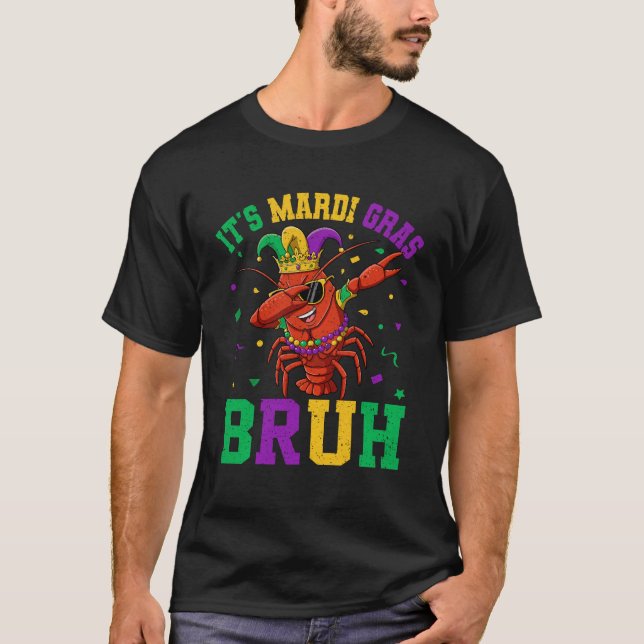 Bruh Mardi Gras Tonåringar Pojkar Barn Mardi Gras  T Shirt (Framsida)