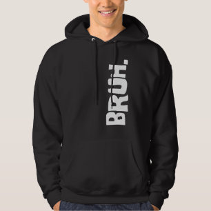 Bruh Meme Brother Hälsning som säger 26 Hoodie