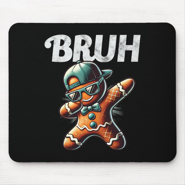 Bruh Meme Coola Gingertea Dabbing Funny jul Musmatta (Framsidan)