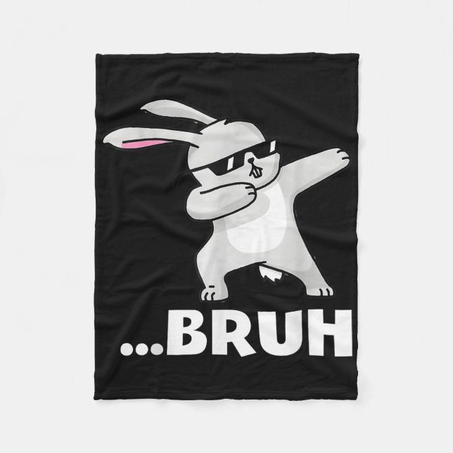 Bruh Meme Funny Bro Tonåringar Boys Kids Påsk Day  Fleecefilt (Framsidan)
