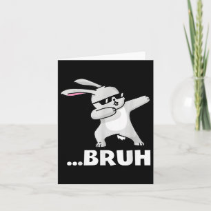Bruh Meme Funny Bro Tonåringar Boys Kids Påsk Day Kort