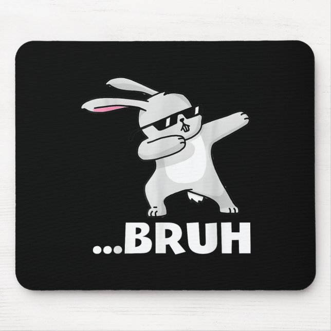 Bruh Meme Funny Bro Tonåringar Boys Kids Påsk Day  Musmatta (Framsidan)