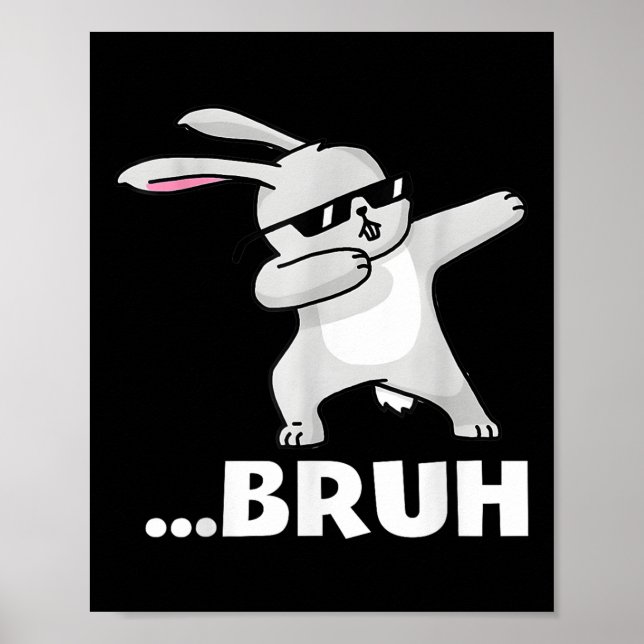 Bruh Meme Funny Bro Tonåringar Boys Kids Påsk Day  Poster (Framsidan)
