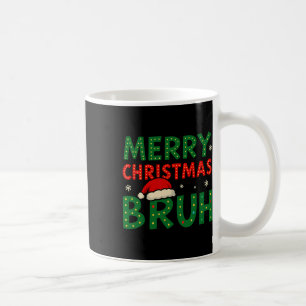 Bruh Meme Funny som säger Bro Hälsning Tonåringars Kaffemugg