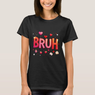 Bruh Meme Funny som säger Bro Hälsning Tonåringars T Shirt