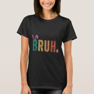 Bruh Meme Funny som säger Bro Hälsning Tonåringars T Shirt