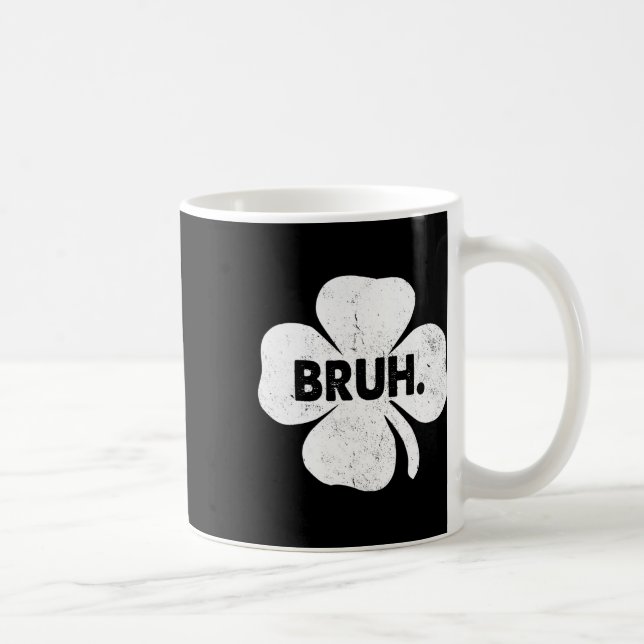 Bruh Meme Funny som säger Bro Tonåringar Boys St P Kaffemugg (Höger)