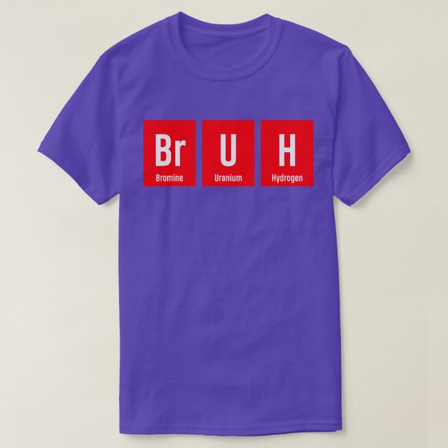 Bruh Meme Funny som säger Brother Hälsning Tonårin T Shirt (Design framsida)