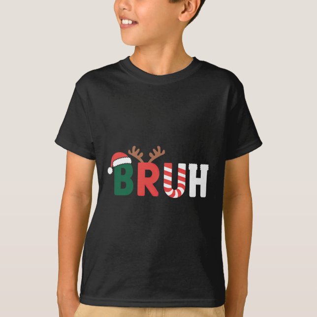 Bruh Meme-jul T Shirt (Framsida)