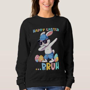 Bruh Meme Påsk Dabbing Bunny Påsk Bruh Boy T Shirt
