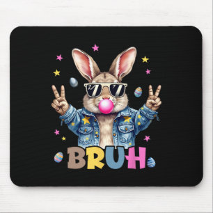 Bruh Meme Påsk Day Funny Bunny Eggs Tonåringars Bo Musmatta