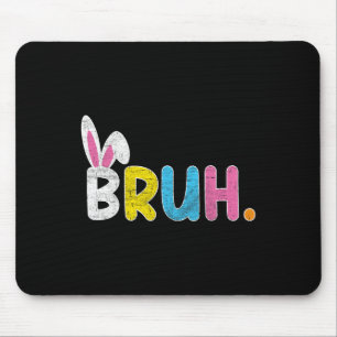 Bruh Meme Påsk Day Funny Bunny Eggs Tonåringars Bo Musmatta