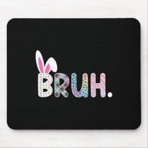 Bruh Meme Påsk Day Funny Bunny Eggs Tonåringars Bo Musmatta