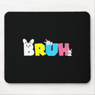 Bruh Meme Påsk Day Funny Bunny Eggs Tonåringars Bo Musmatta