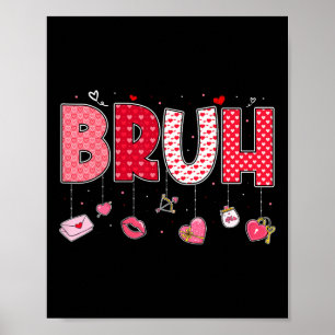 Bruh-meme rolig fras bro hälsning tonåringar pojka poster