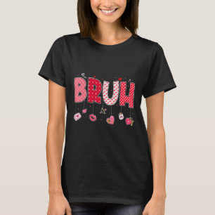 Bruh-meme rolig fras bro hälsning tonåringar pojka t shirt