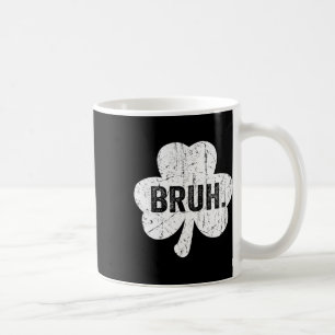 Bruh Meme Roligt Talesätt Bro Hilsning Tonårspojke Kaffemugg