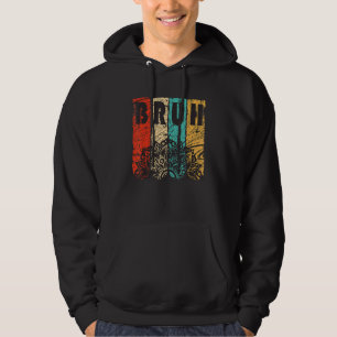 Bruh Meme som säger Brother Hälsning Manar Tonårin Hoodie