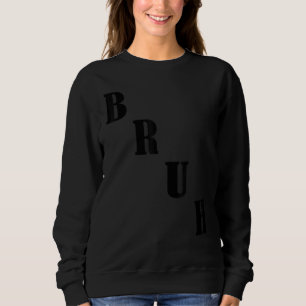 Bruh Meme som säger Brother Hälsning Manar Tonårin T Shirt