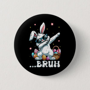Bruh Påsk Dabbing Bunny Rabbit Dance Kids Boys M Knapp