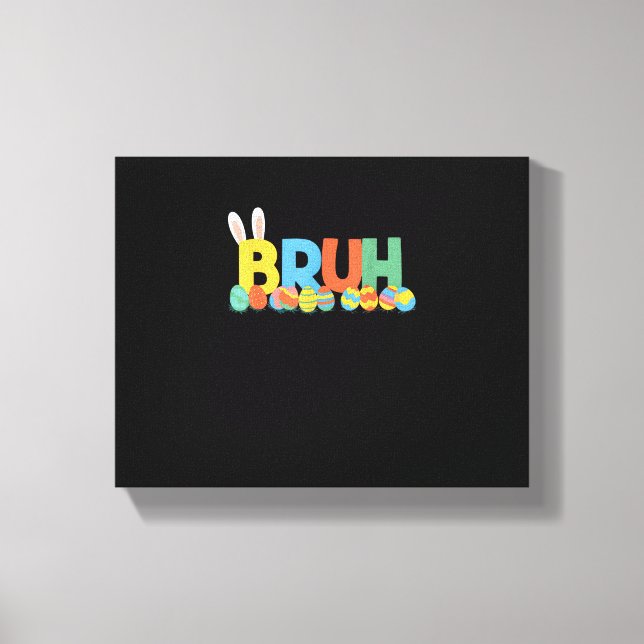 Bruh Påskhare, tillval, För barn _9 Canvastryck (Framsida)
