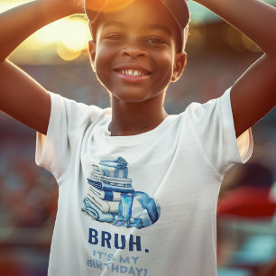 BRUH Pojkar Poolparty Personlig Födelsedag T Shirt