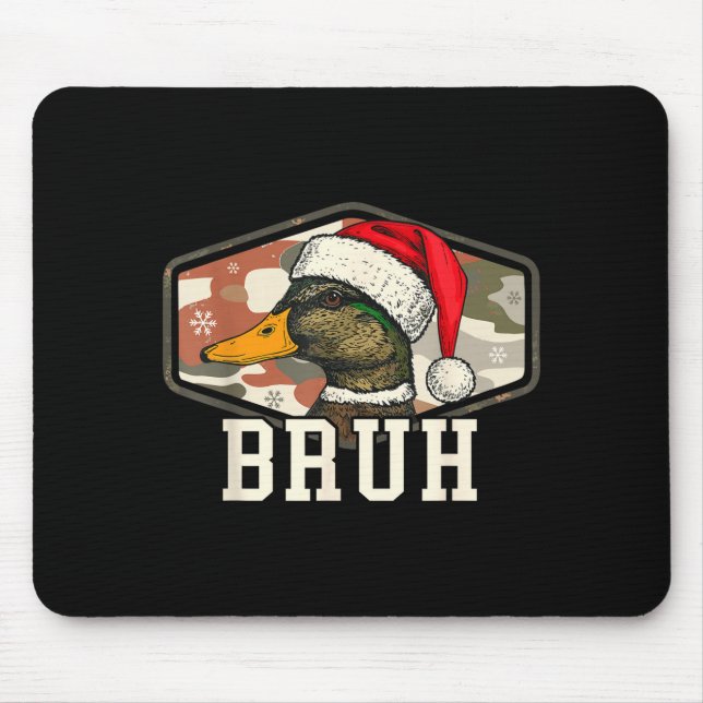 Bruh Santa Duck Hunting Camo Hat Men Women Kids Xm Musmatta (Framsidan)
