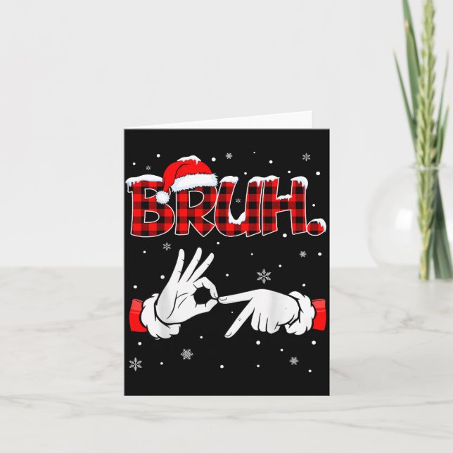 Bruh Six Seven 6 7 Meme Gen Alpha Slang 6 7 Hands  Kort (Framsida)