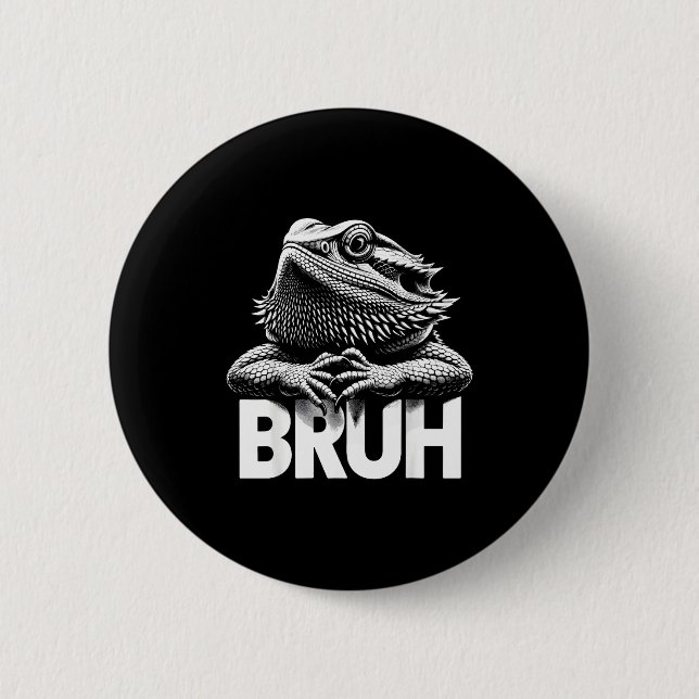 Bruh Skäggig Drakon  Knapp (Framsida)