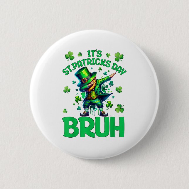 Bruh St Patricks Day Knapp (Framsida)