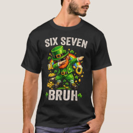 Bruh St Patrick's Day Sex Sju Barn Pojkar Män Kvin T Shirt