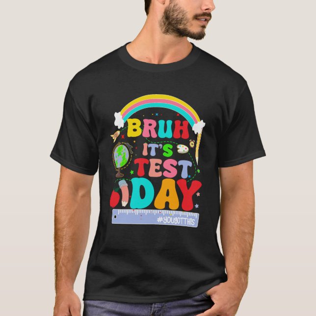 bruh test dag t shirt (Framsida)
