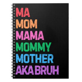 Bruh, tidigare känd som mamma mors dag mamma-gåva anteckningsbok