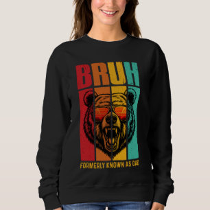 Bruh tidigare känd som Pappa Funny Fars dag Retr T Shirt
