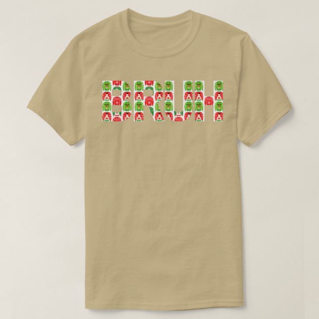Bruh Ugly jul Sweater Brother Funny Julafton Swe T Shirt (Design framsida)