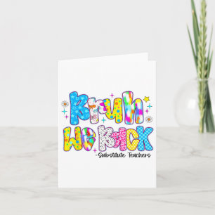 Bruh Vi Är Tillbaka Ersättande Lärare Roligt Tillb Kort