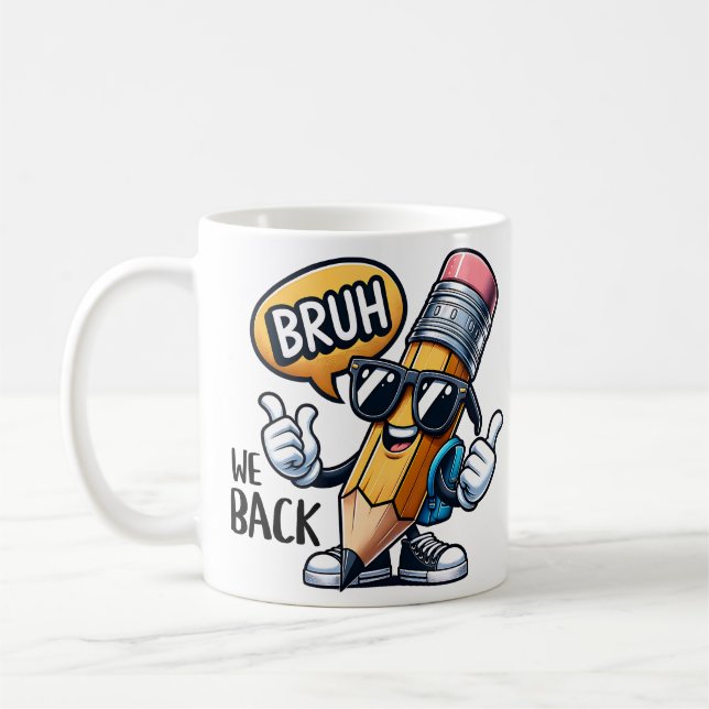 Bruh Vi Är Tillbaka  Kaffemugg (Vänster)