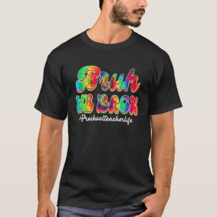 Bruh vi bak Preschool Tie Dye Teacher Kids tillbak T Shirt