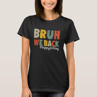 Bruh Vi stöder lärare Retro Back to school Boys Gi T Shirt