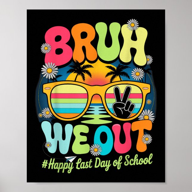 Bruh vi ut förra dagen, skollärarstudium poster (Framsidan)