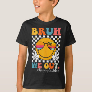 Bruh vi ut i groovy förra dagen, skollärarbarn t shirt