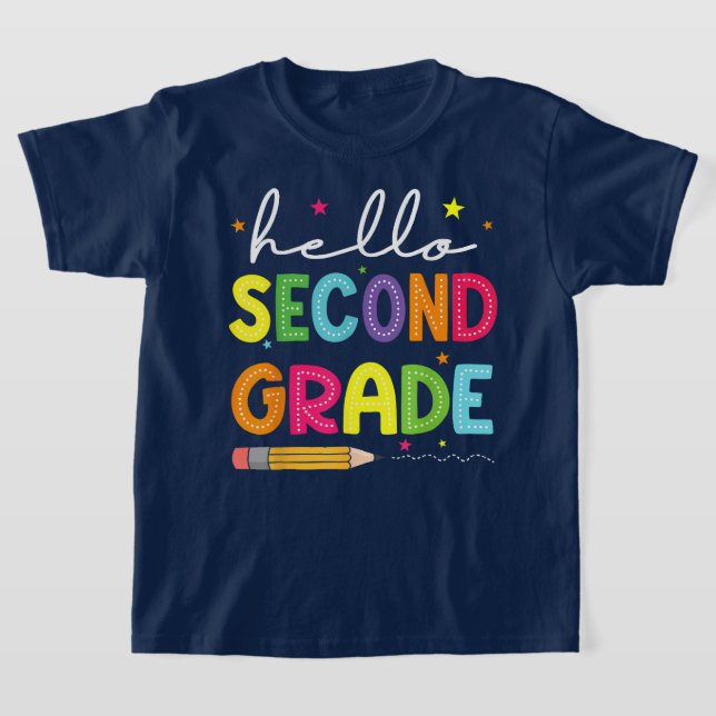 Bruh We Back 2nd Grade Back to School Second Grade T Shirt (Laydown)